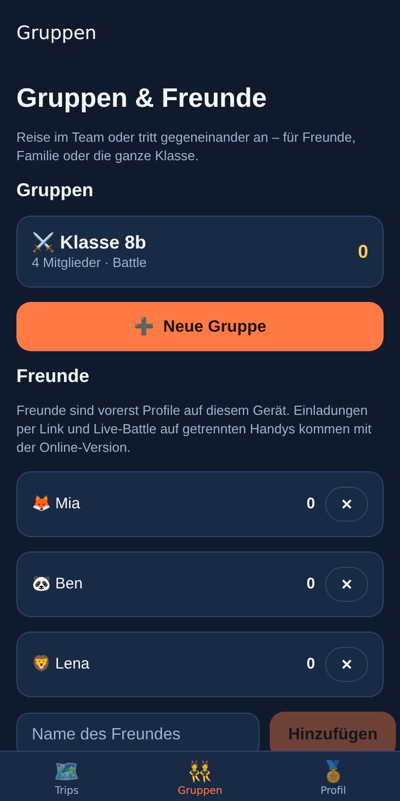 Gruppen vergleichen